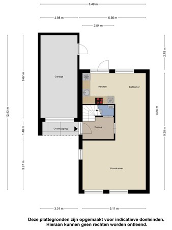 Floorplan - Terschelling 20, 8302 LT Emmeloord